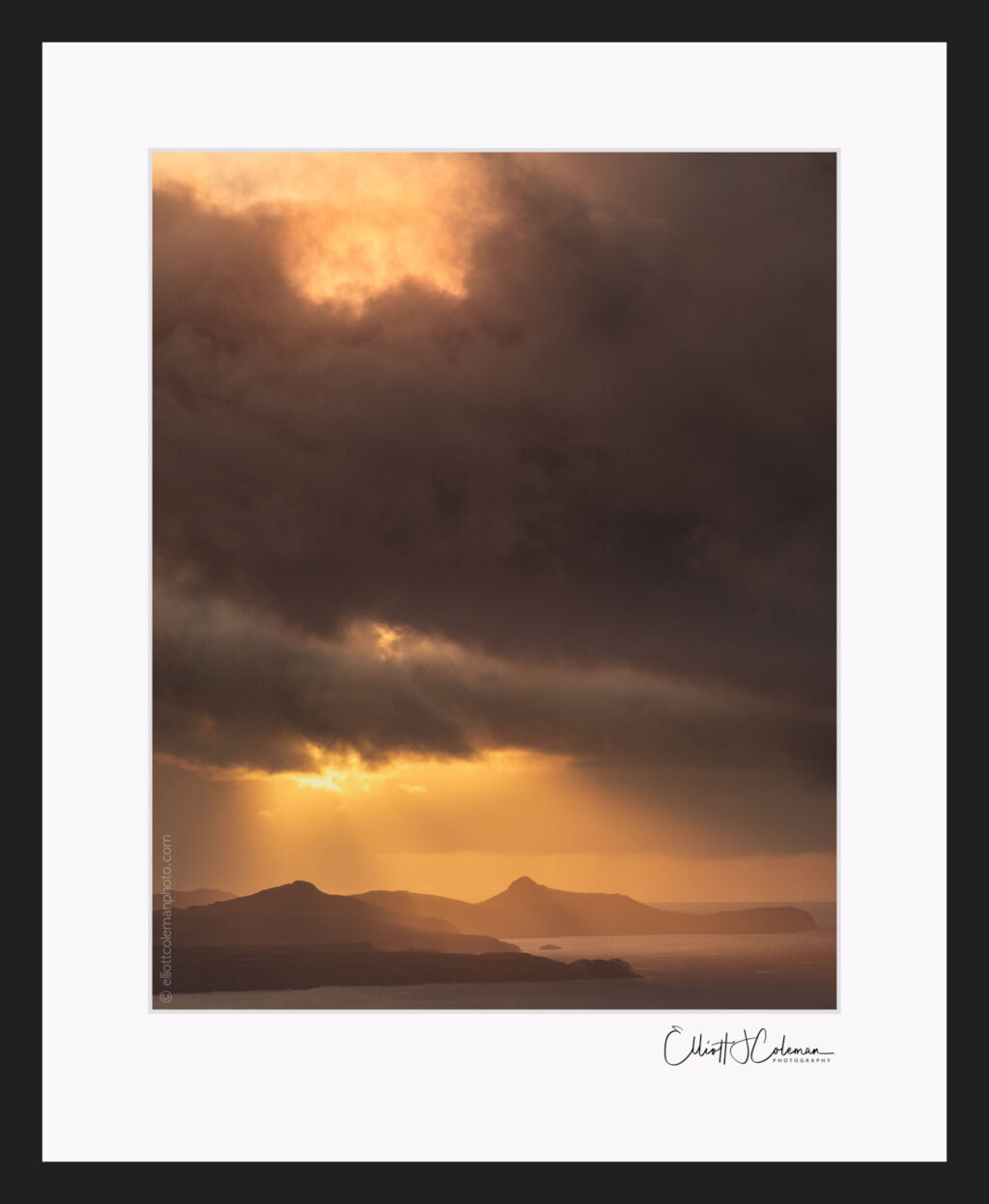 Golden Peaks - Fine Art Print